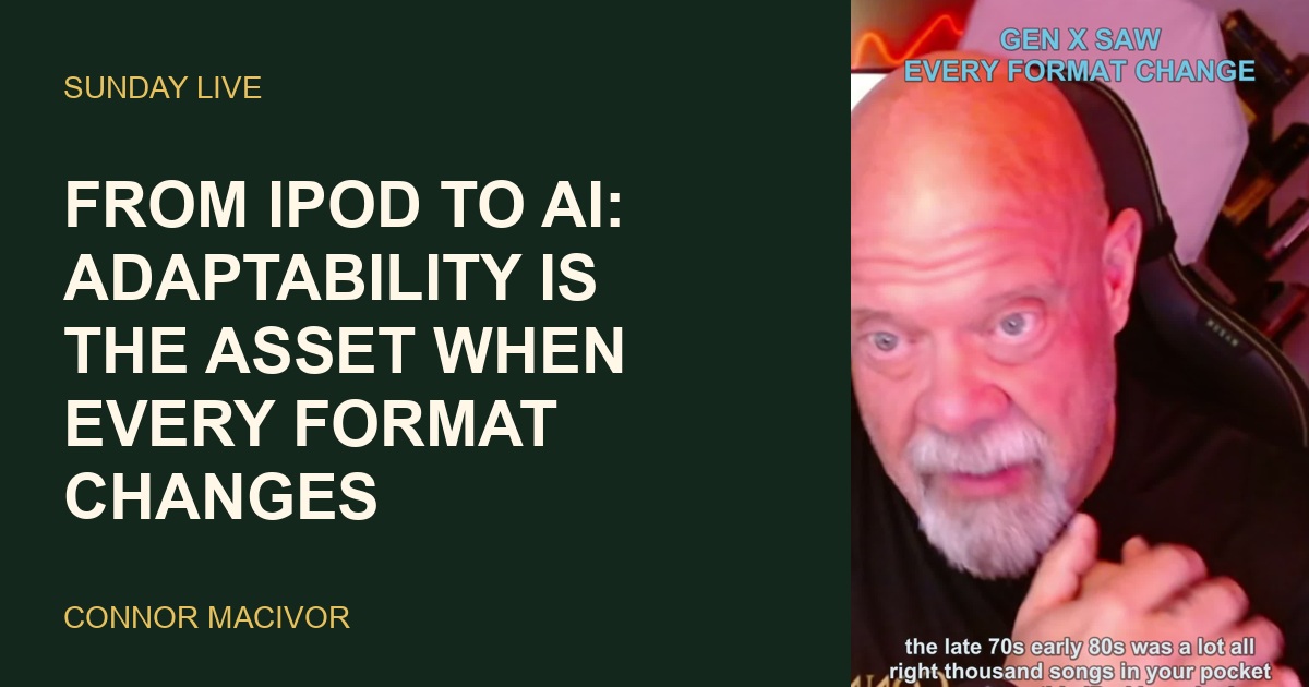 From iPod to AI: Adaptability Is the Asset When Every Format Changes