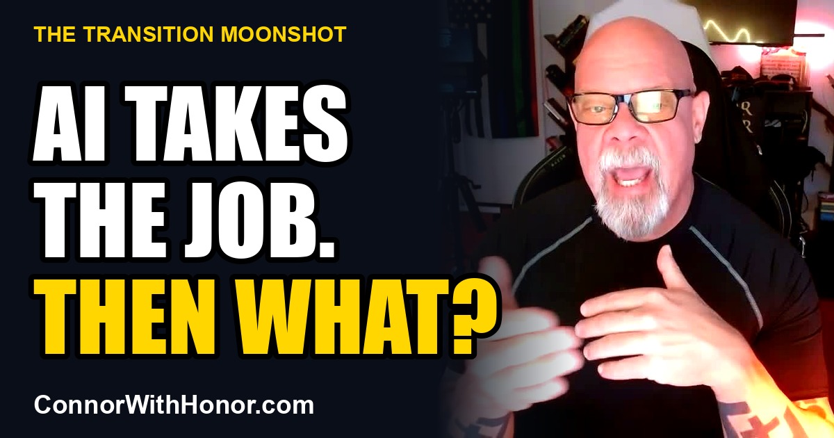 Connor MacIvor asking what happens after AI takes the job